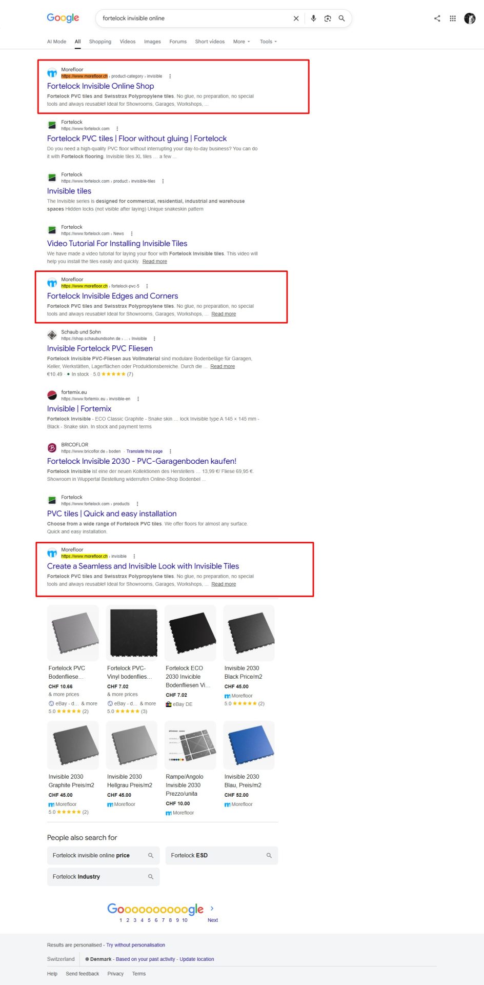 fortelock invisible online